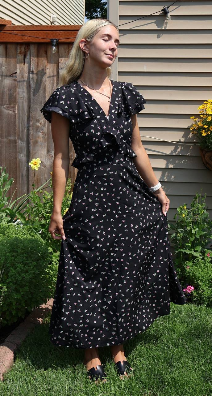 Chiffon Floral Dress