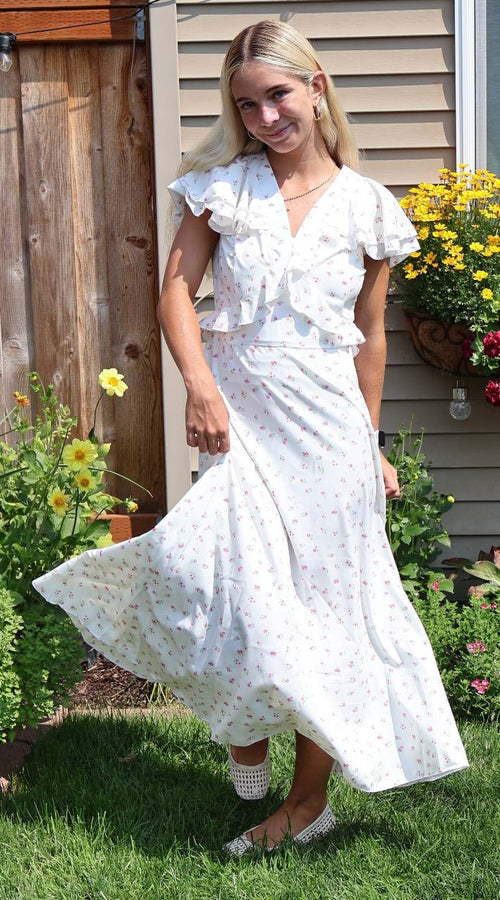 Chiffon Floral Dress