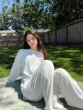 Long-Sleeve Top and Pants Set