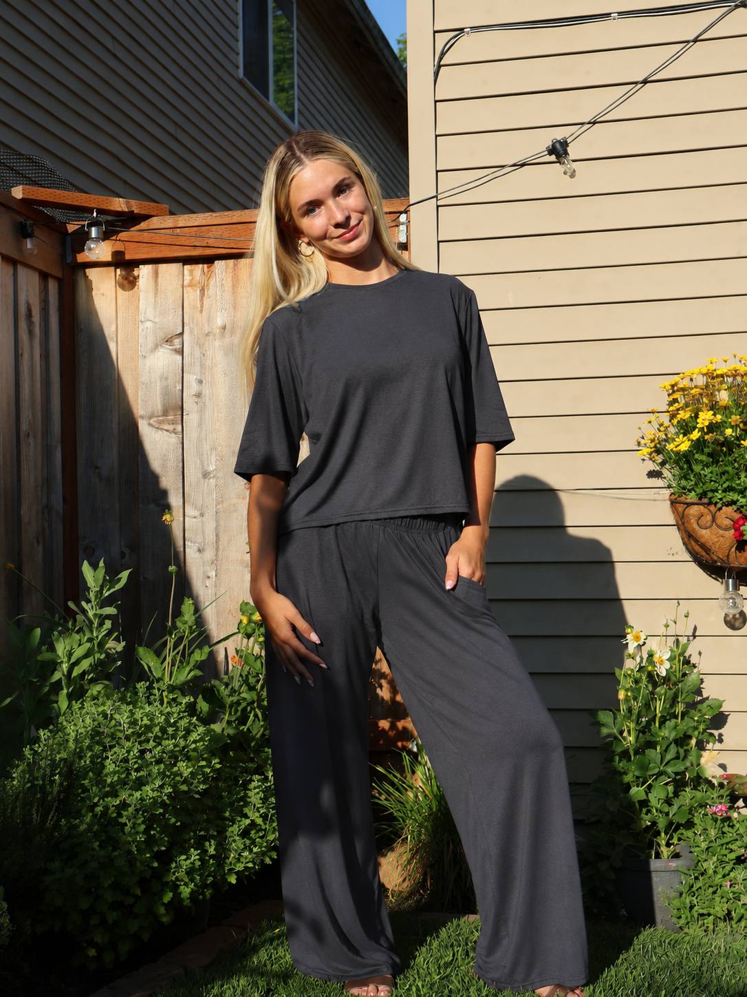 Light Viscose Two-Piece Set